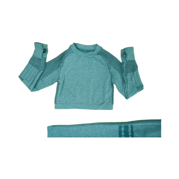 2 piece active set (Turquoise X Teal) - Picture 3 of 5